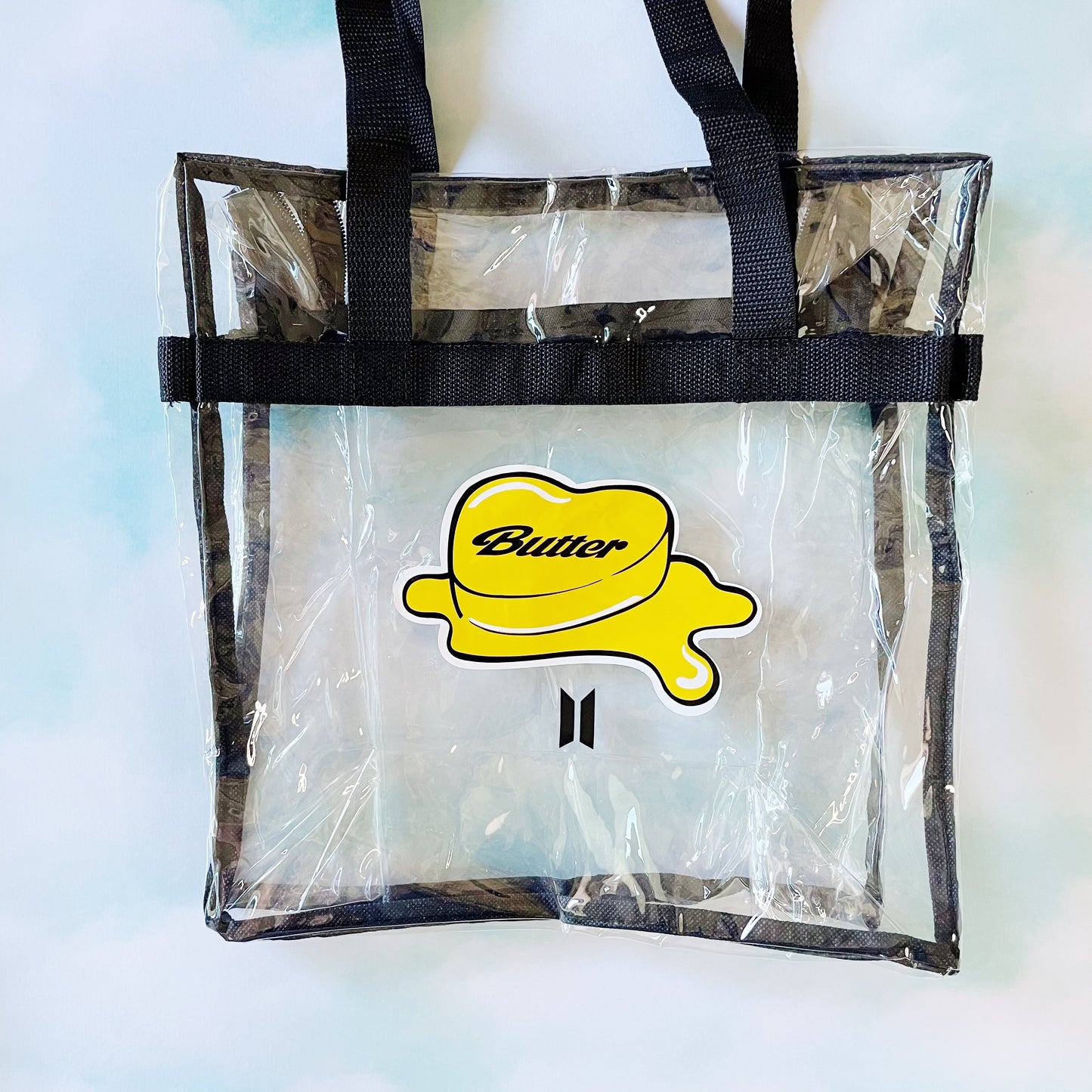 BTS Permission to Dance Concert Tour Clear Stadium Approved Bag 12"x12"x6"